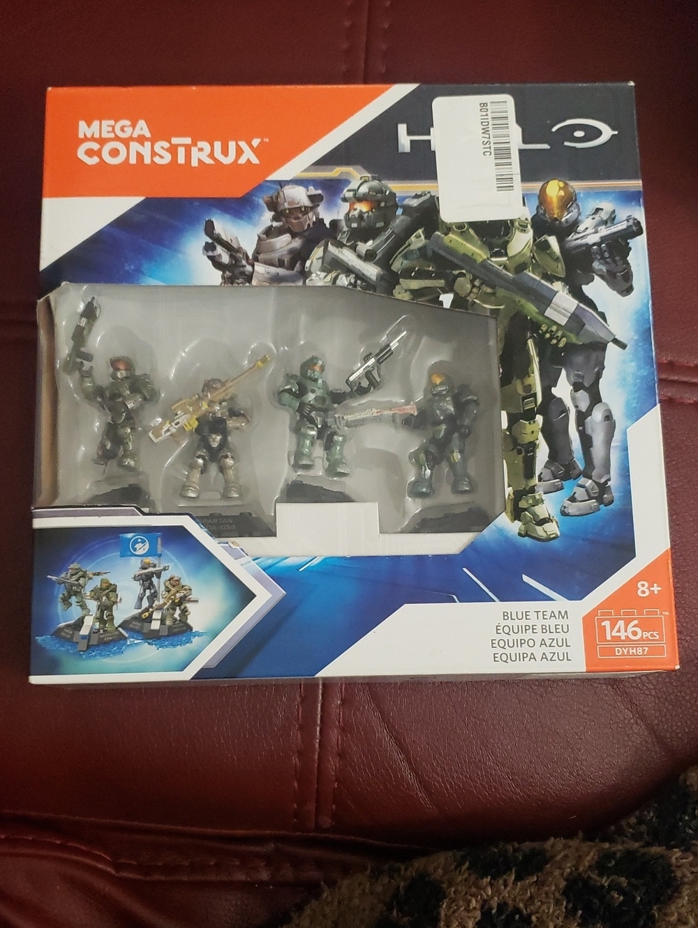 Mega Construx Blue Team Action Figure Playset - Green and Black Figures